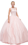 Quinceanera, sweet 16, engagement ball gown dress 