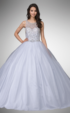 Quinceanera, sweet 16, engagement ball gown dress 