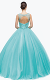 Quinceanera, sweet 16, engagement ball gown dress 