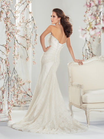 Sophia Tolli satin Wedding Dress lace mermaid trumpet ball gown