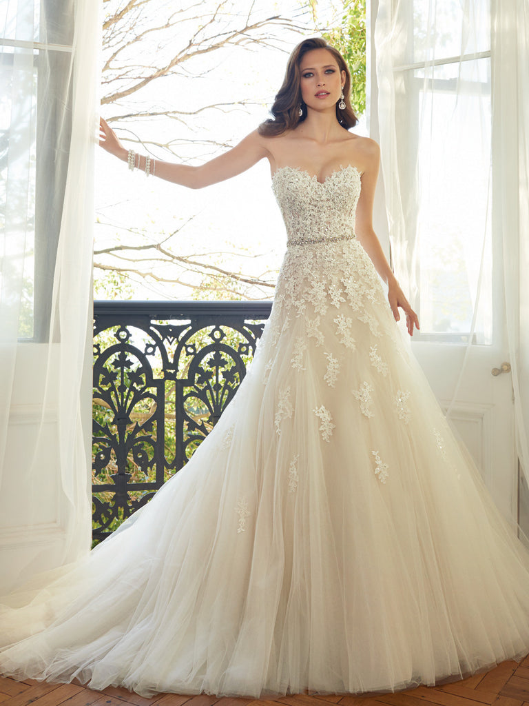 Sophia Tolli A-Line Sweetheart Tulle Wedding Gown Bela Bridal Sophia Tolli A-Line Sweetheart Tulle Wedding Gown Bela Bridal
