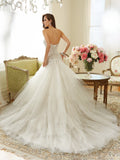 Sophia Tolli A-line Wedding Dress tull and lace mermaid trumpet ball gown