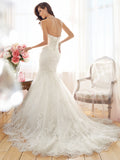 Sophia Tolli strapless sweetheart neckline  Wedding Dress lace and tulle mermaid trumpet ball gown