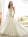 Sophia Tolli taffeta a-line Wedding Dress Chiffon lace mermaid trumpet ball gown