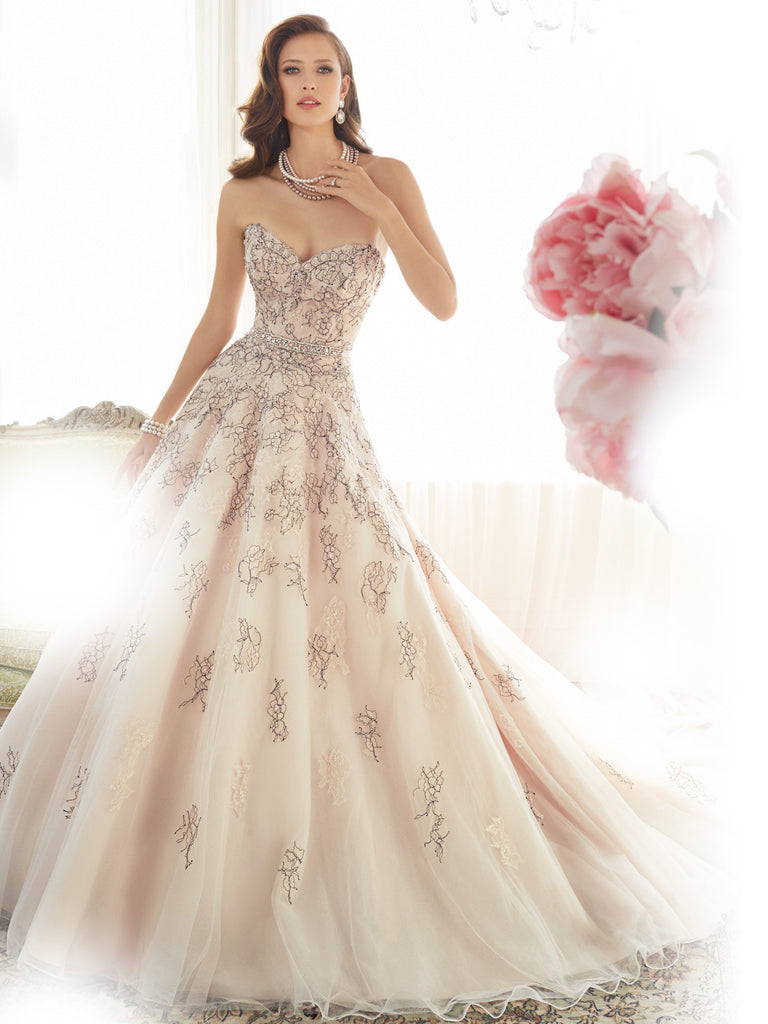 Sophia Tolli Wedding Dress satin lace ball gown