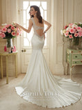 Sophia Tolli Wedding Dress satin lace mermaid trumpet ball gown