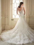 Sophia Tolli Wedding Dress organza lace mermaid trumpet ball gown