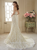 Sophia Tolli Wedding Dress tulle all over lace mermaid trumpet