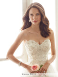 Sophia Tolli two-piece lightweight fantasy organza  full A-line wedding gown