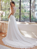 Sophia Tolli Wedding Dress satin lace A-line