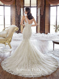 Sophia Tolli Wedding Dress satin lace mermaid trumpet