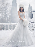 Sophia Tolli Wedding Dress tulle lace A-line  ball gown
