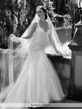 Sophia Tolli Sleeveless Fantasy Organza Trumpet Wedding Dress