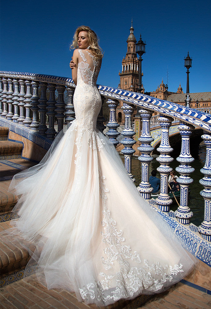 Lace MERMAID wedding dress..