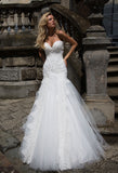 Lace princess mermaid lace wedding dress..